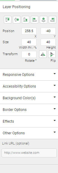 Animation customization options