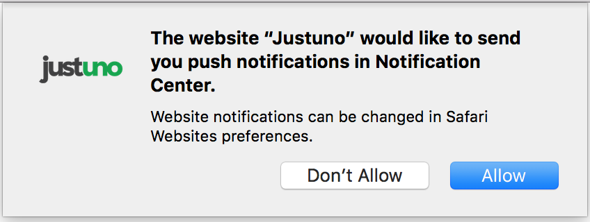 Safari Push Notification