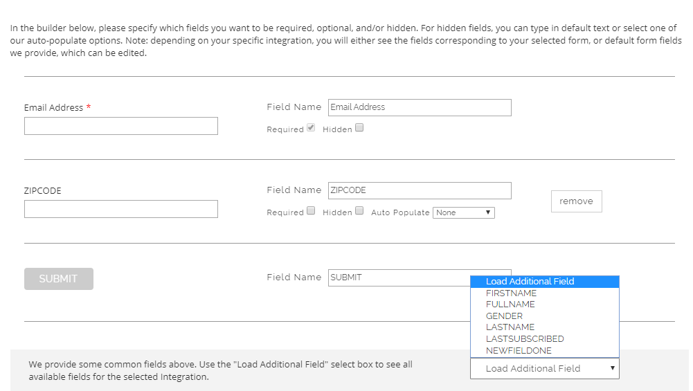 Configure Settings