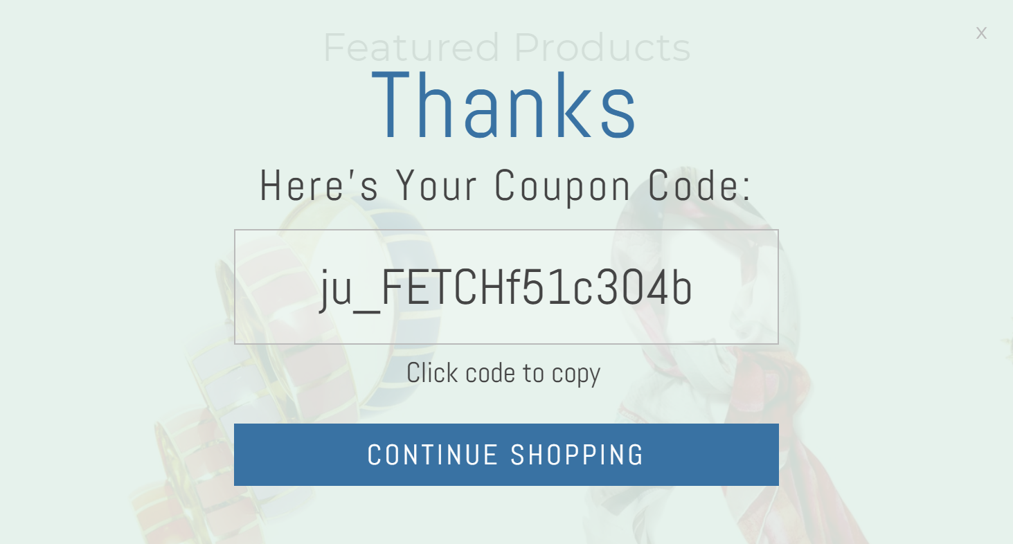 test coupon